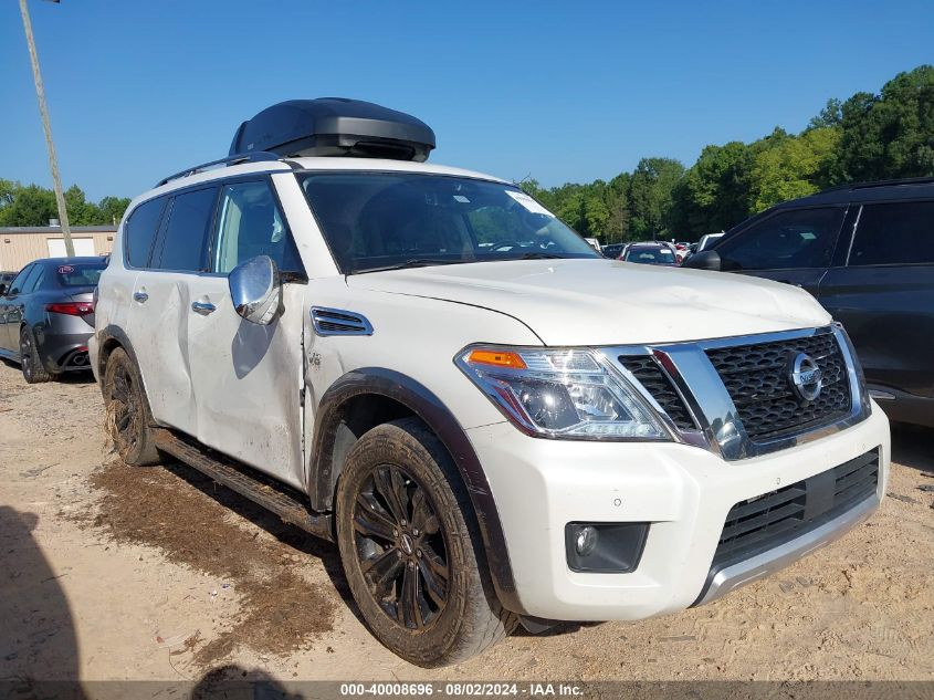 2018 Nissan Armada Platinum VIN: JN8AY2NF4J9333387 Lot: 40008696