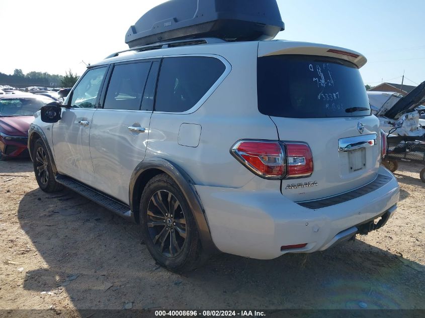 2018 Nissan Armada Platinum VIN: JN8AY2NF4J9333387 Lot: 40008696