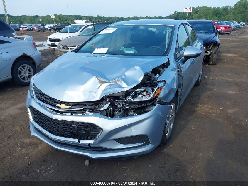 2018 Chevrolet Cruze Ls VIN: 1G1BC5SM7J7104015 Lot: 40008704