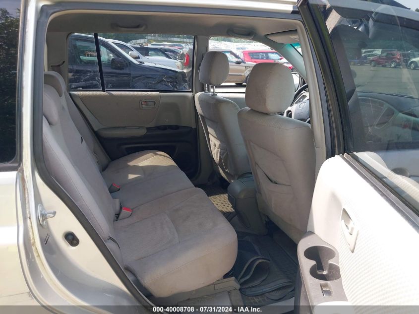 2004 Toyota Highlander VIN: JTEDD21A540101772 Lot: 40008708