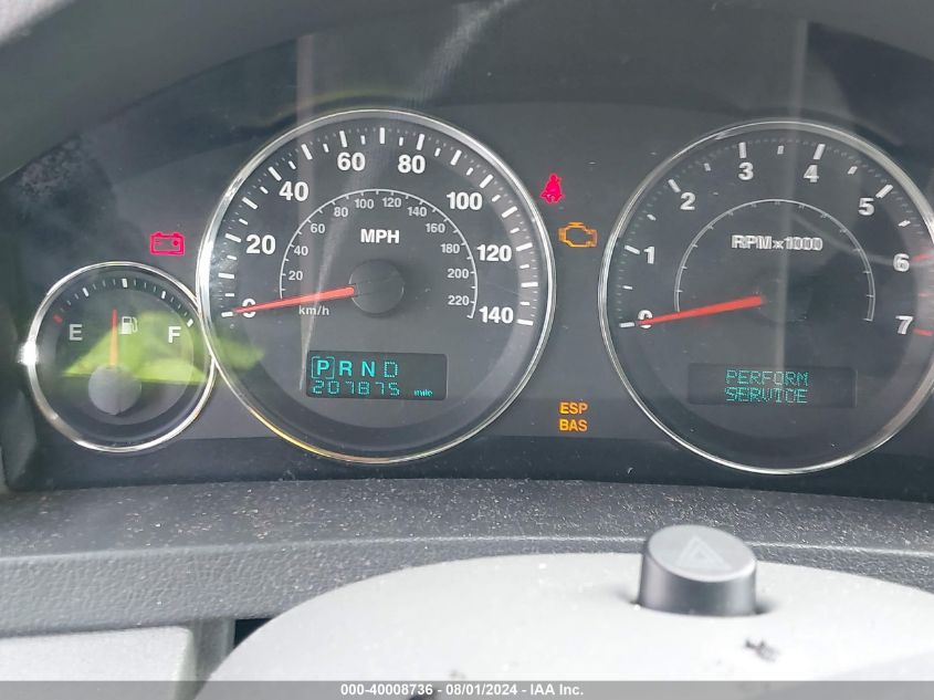 2007 Jeep Grand Cherokee Laredo VIN: 1J8GS48K97C538400 Lot: 40008736