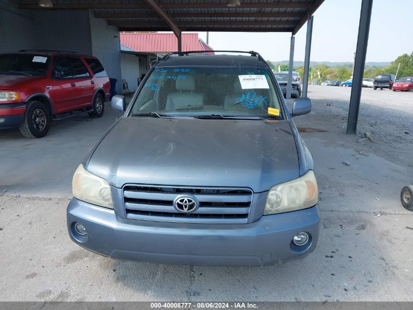 2006 Toyota Highlander VIN: JTEGD21A760146874 Lot: 40008777