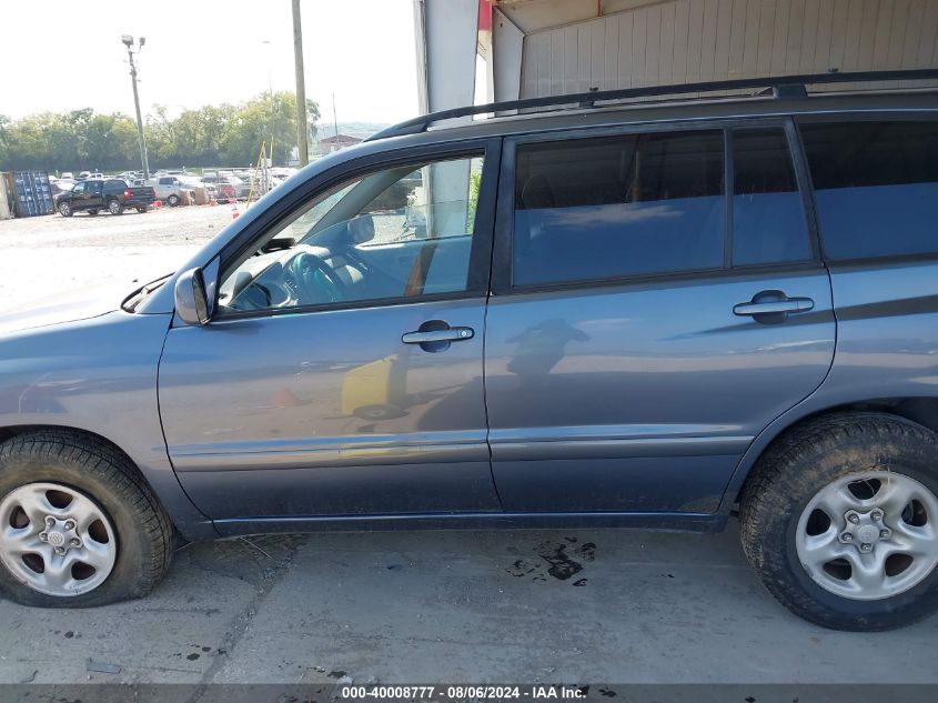 2006 Toyota Highlander VIN: JTEGD21A760146874 Lot: 40008777