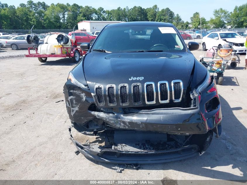 2015 Jeep Cherokee Sport VIN: 1C4PJLAB2FW597185 Lot: 40008837