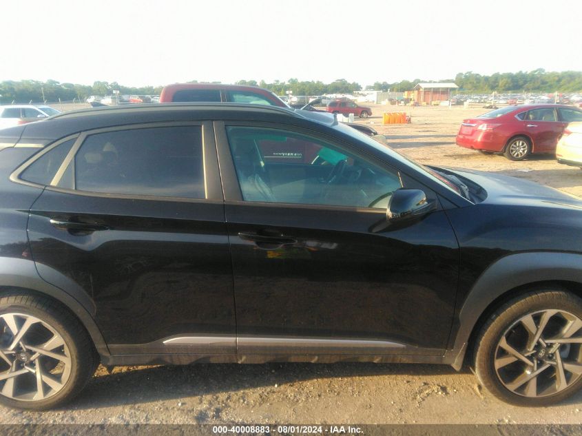 2022 Hyundai Kona Limited VIN: KM8K53A34NU909441 Lot: 40008883