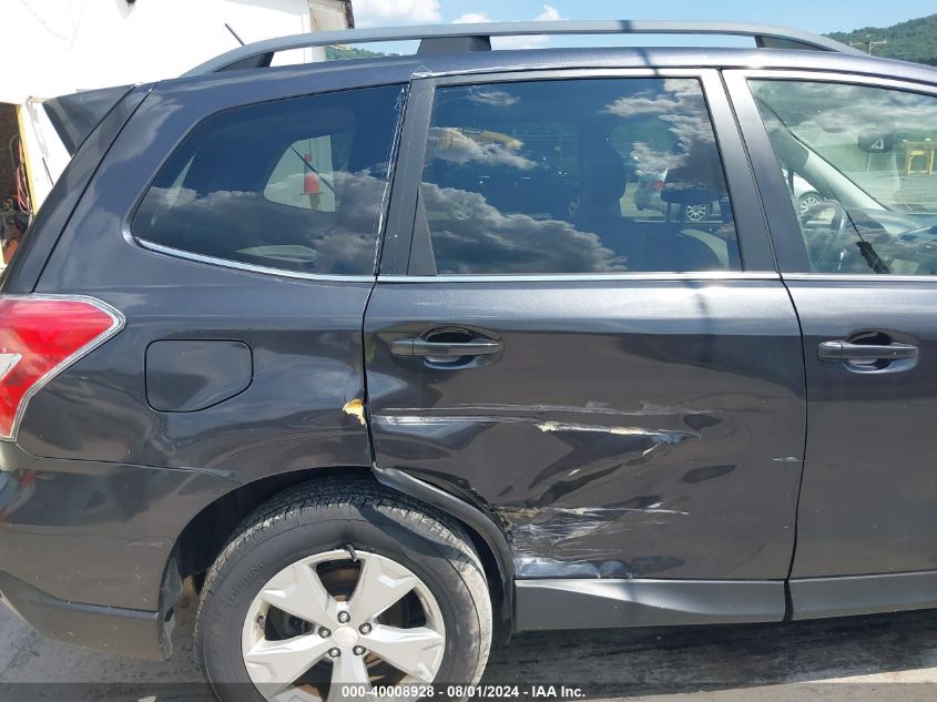 2015 Subaru Forester 2.5I Limited VIN: JF2SJARC6FH562456 Lot: 40008928