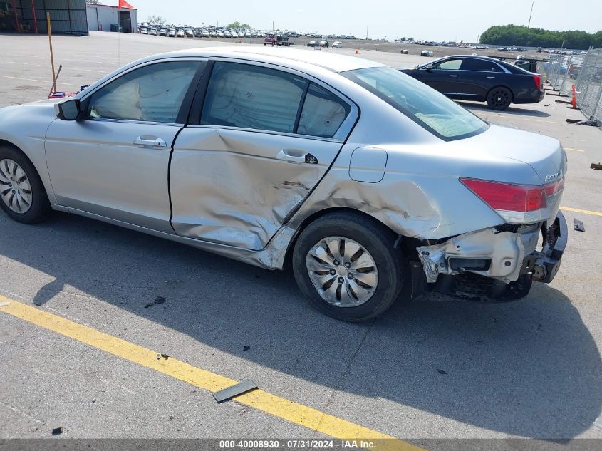 2012 Honda Accord 2.4 Lx VIN: 1HGCP2F32CA091858 Lot: 40008930