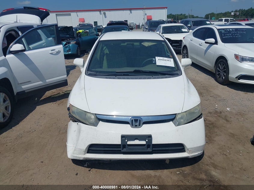 2008 Honda Civic Lx VIN: 1HGFA165X8L053364 Lot: 40008981