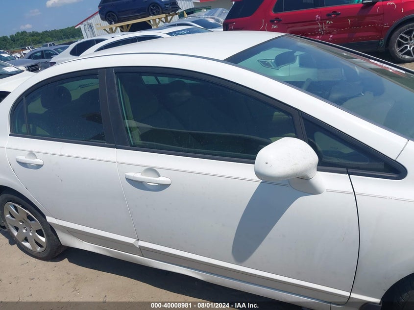 2008 Honda Civic Lx VIN: 1HGFA165X8L053364 Lot: 40008981