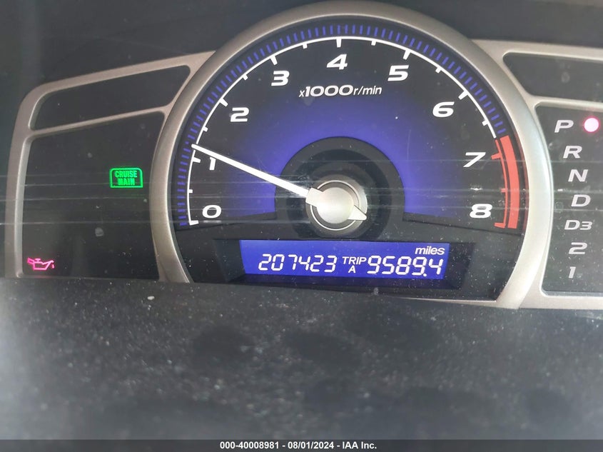 2008 Honda Civic Lx VIN: 1HGFA165X8L053364 Lot: 40008981