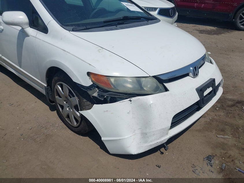 2008 Honda Civic Lx VIN: 1HGFA165X8L053364 Lot: 40008981