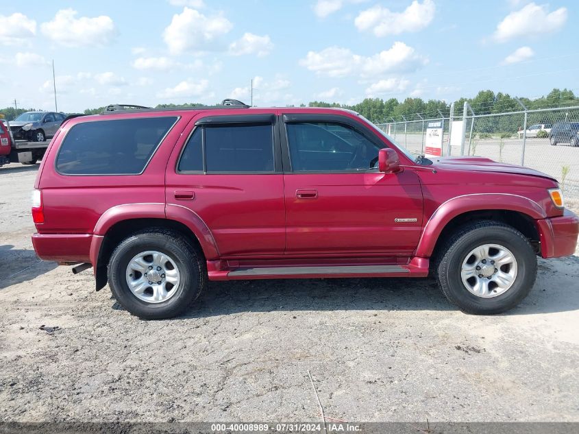 2002 Toyota 4Runner Sr5 V6 VIN: JT3HN86R420390231 Lot: 40008989