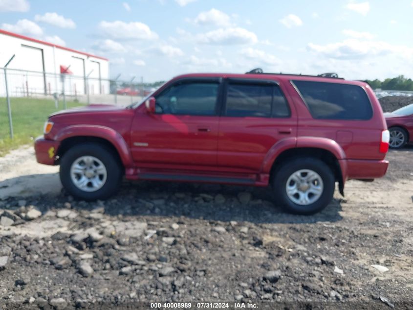 2002 Toyota 4Runner Sr5 V6 VIN: JT3HN86R420390231 Lot: 40008989