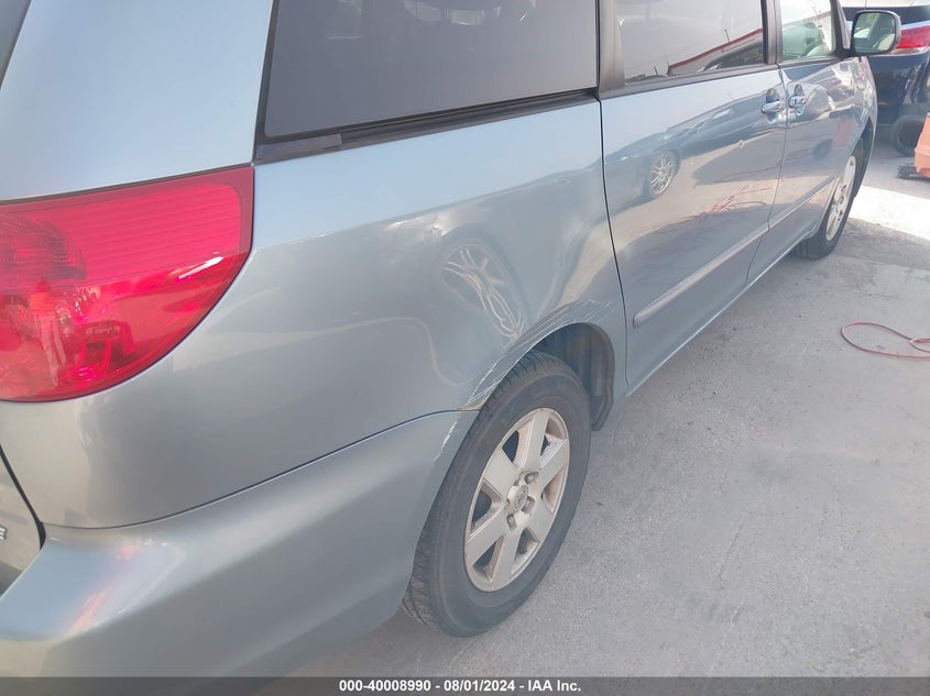 2006 Toyota Sienna Le VIN: 5TDZA23C26S567399 Lot: 40008990