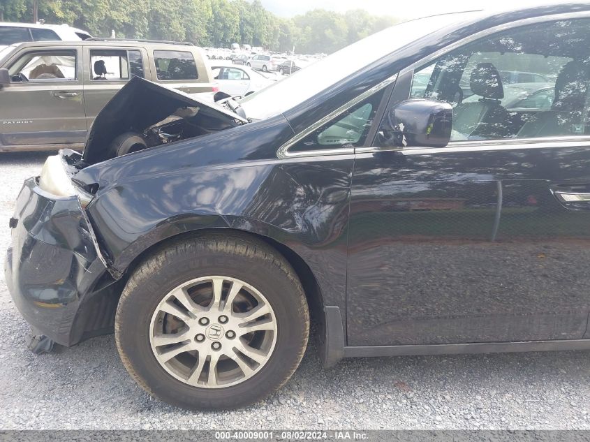 2011 Honda Odyssey Ex-L VIN: 5FNRL5H62BB001241 Lot: 40009001