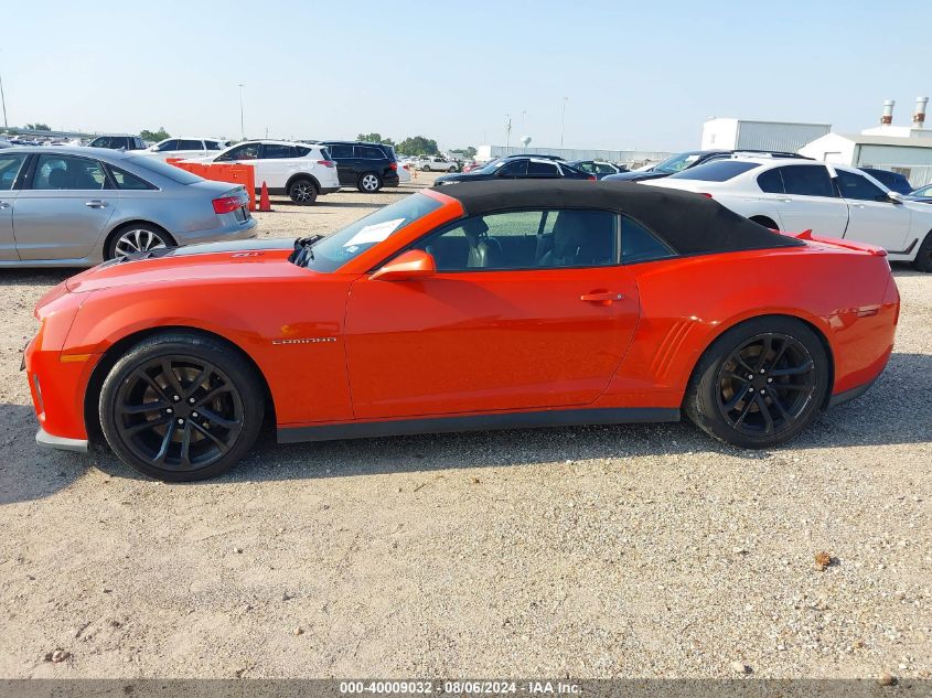 2013 Chevrolet Camaro Zl1 VIN: 2G1FL3DP4D9801741 Lot: 40009032