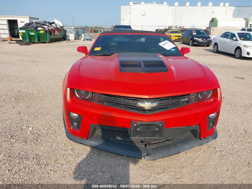 2013 Chevrolet Camaro Zl1 VIN: 2G1FL3DP4D9801741 Lot: 40009032