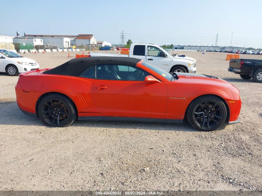 2013 Chevrolet Camaro Zl1 VIN: 2G1FL3DP4D9801741 Lot: 40009032