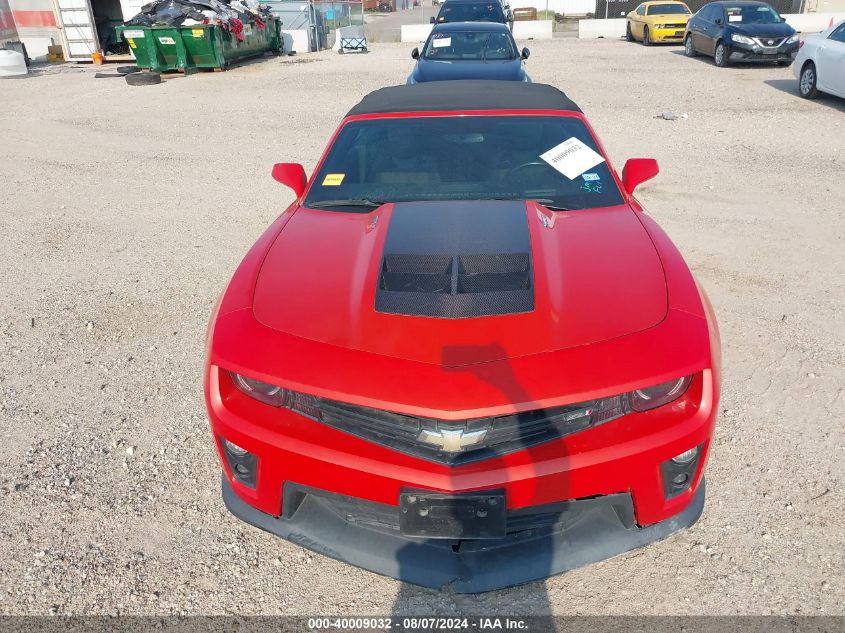 2013 Chevrolet Camaro Zl1 VIN: 2G1FL3DP4D9801741 Lot: 40009032