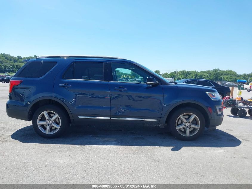 2017 Ford Explorer Xlt VIN: 1FM5K8D88HGD36962 Lot: 40009066