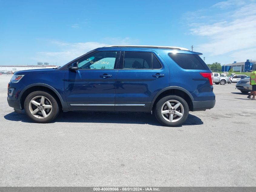 2017 Ford Explorer Xlt VIN: 1FM5K8D88HGD36962 Lot: 40009066