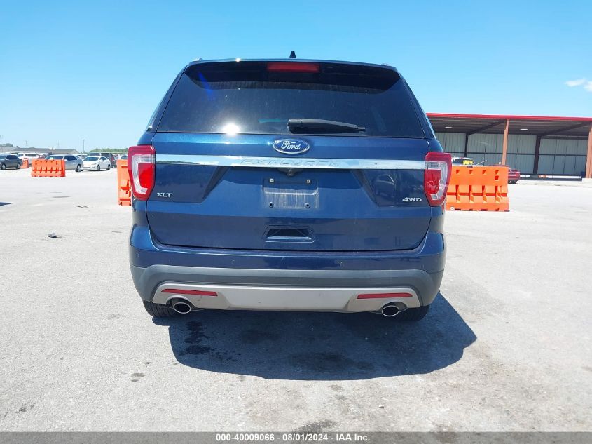 2017 Ford Explorer Xlt VIN: 1FM5K8D88HGD36962 Lot: 40009066