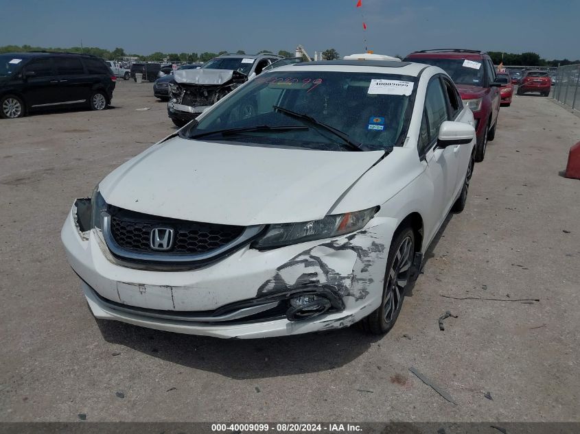 2015 Honda Civic Ex-L VIN: 19XFB2F95FE026812 Lot: 40009099