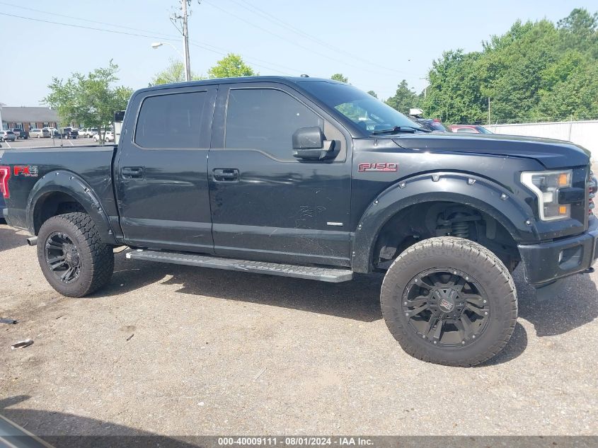 2016 Ford F-150 Lariat VIN: 1FTEW1EG2GFC12891 Lot: 40009111