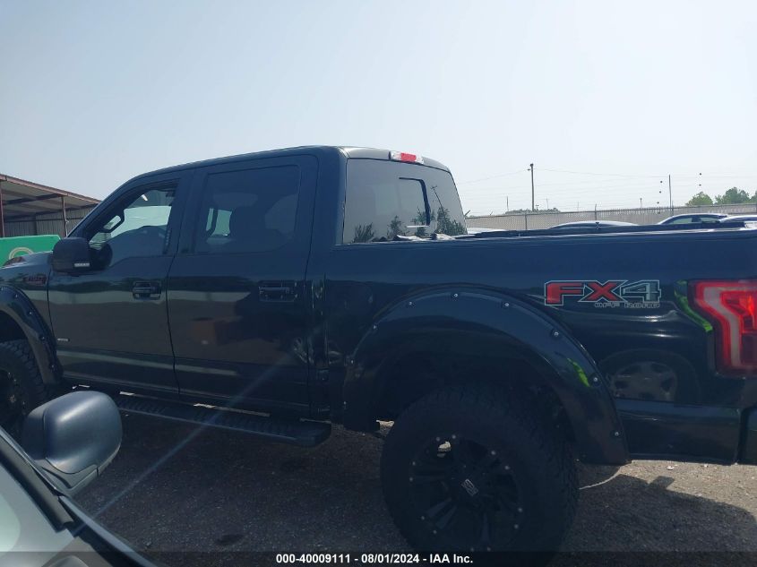 2016 Ford F-150 Lariat VIN: 1FTEW1EG2GFC12891 Lot: 40009111