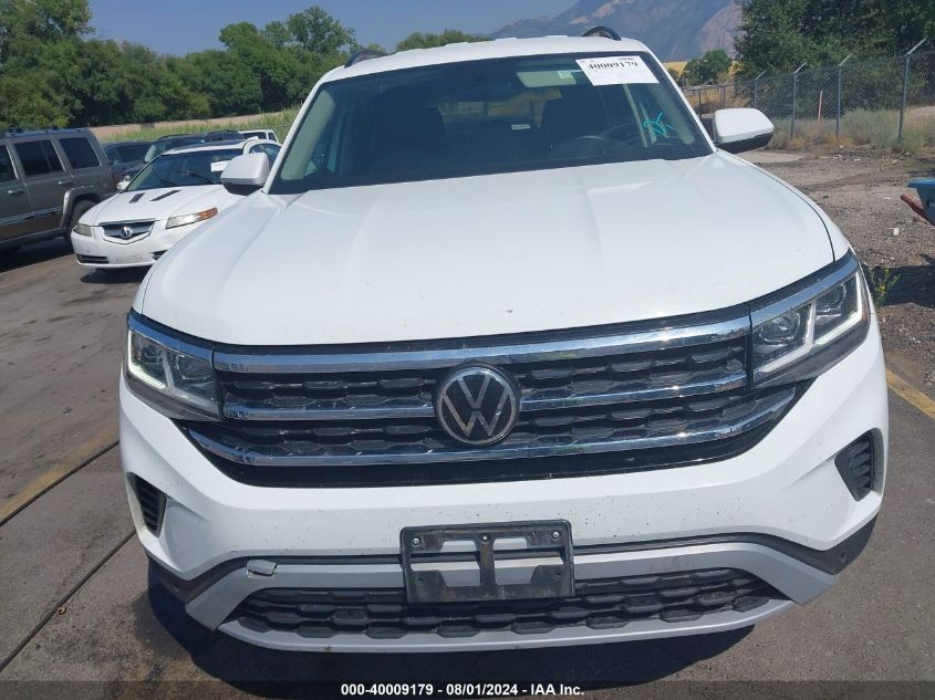 2021 Volkswagen Atlas 3.6L V6 Se W/Technology VIN: 1V2HR2CA7MC586224 Lot: 40009179