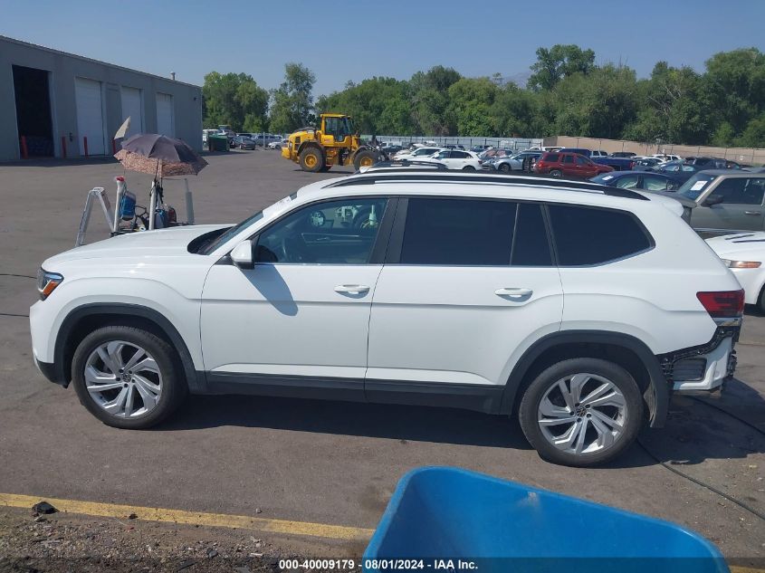 2021 Volkswagen Atlas 3.6L V6 Se W/Technology VIN: 1V2HR2CA7MC586224 Lot: 40009179