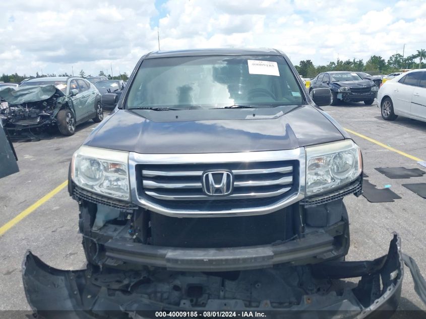 2012 Honda Pilot Ex VIN: 5FNYF3H40CB042524 Lot: 40009185