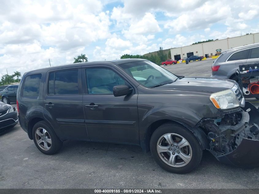 2012 Honda Pilot Ex VIN: 5FNYF3H40CB042524 Lot: 40009185