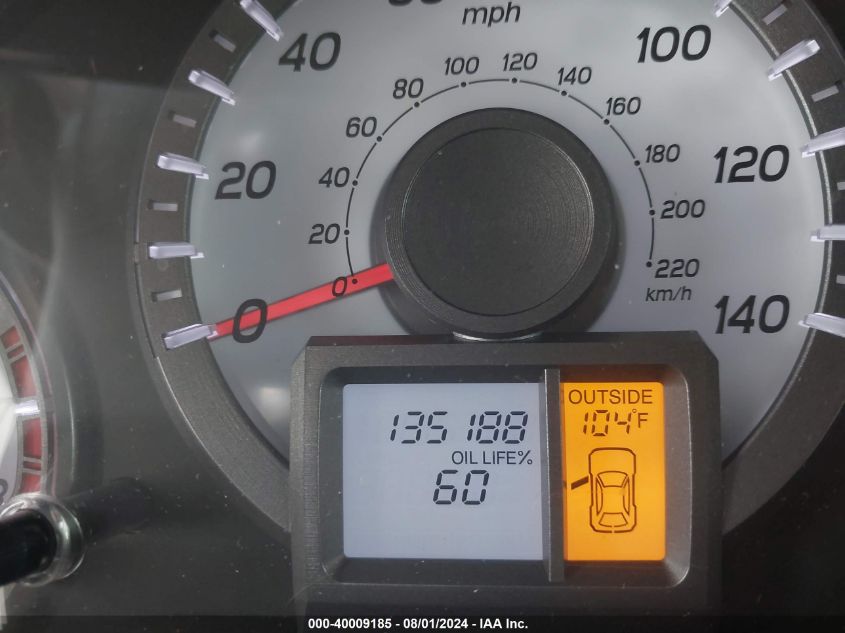 2012 Honda Pilot Ex VIN: 5FNYF3H40CB042524 Lot: 40009185