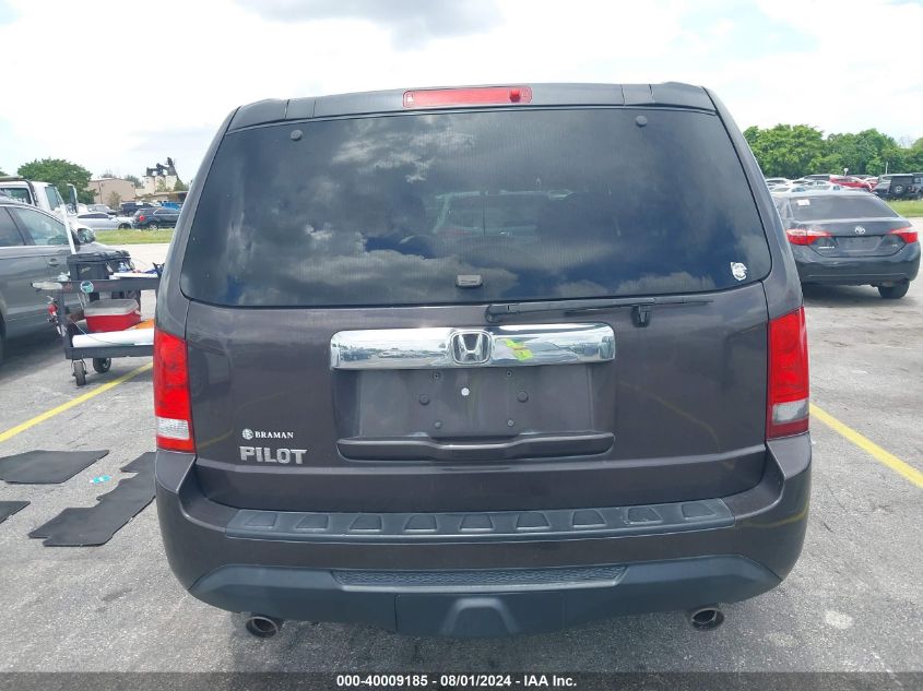 2012 Honda Pilot Ex VIN: 5FNYF3H40CB042524 Lot: 40009185