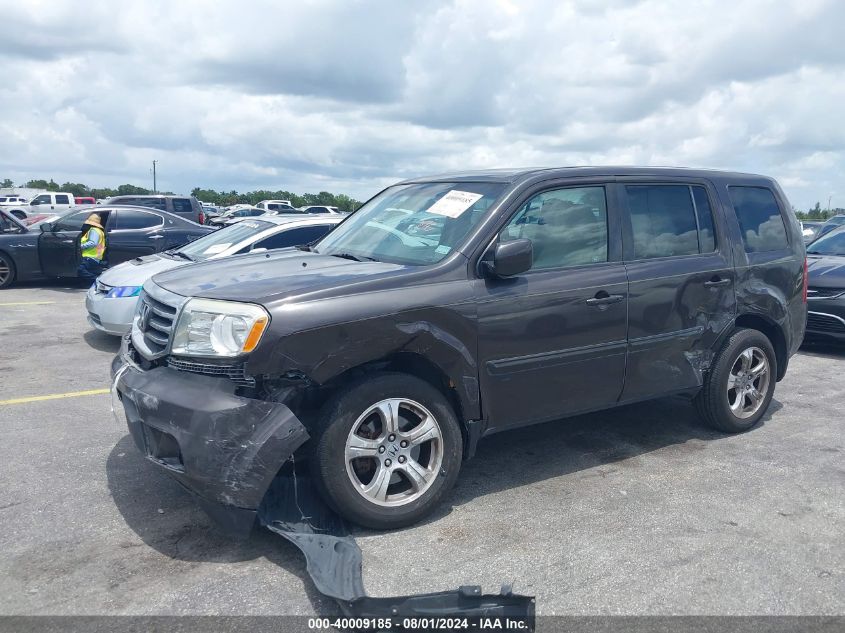 2012 Honda Pilot Ex VIN: 5FNYF3H40CB042524 Lot: 40009185