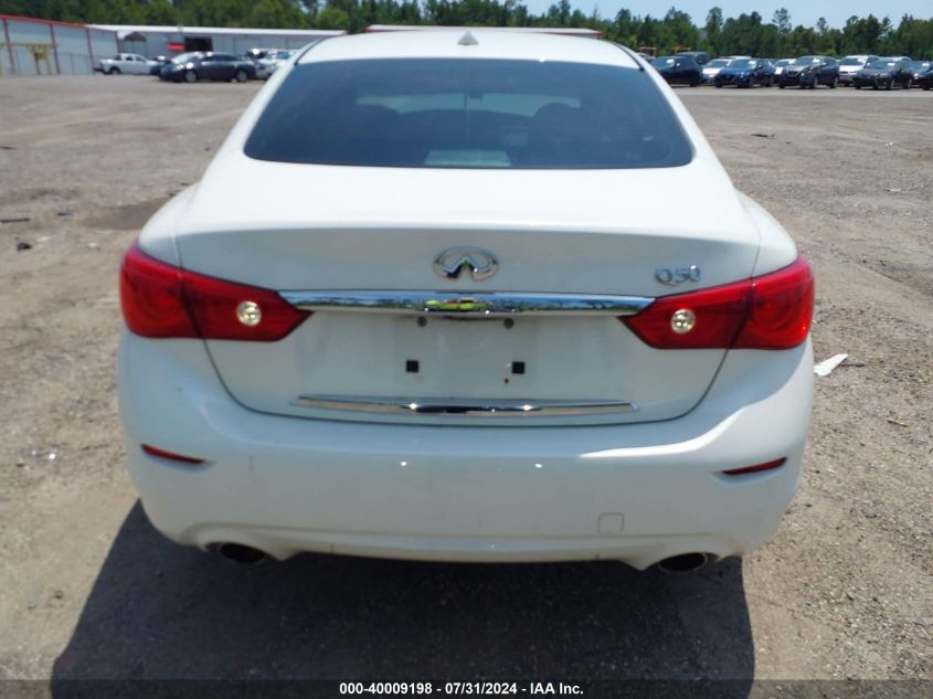 2014 Infiniti Q50 Premium VIN: JN1BV7AP8EM680991 Lot: 40009198