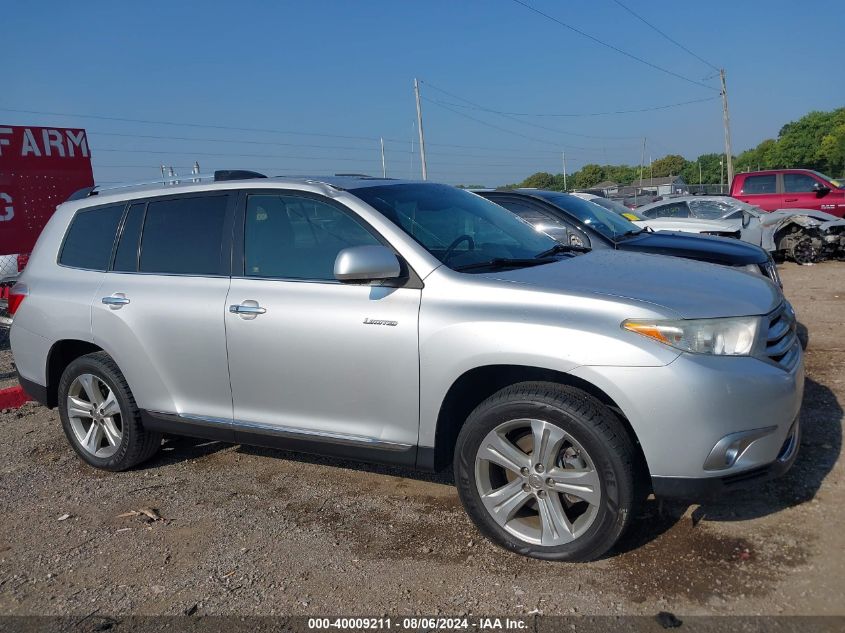 2012 Toyota Highlander Limited V6 VIN: 5TDDK3EH9CS135538 Lot: 40009211