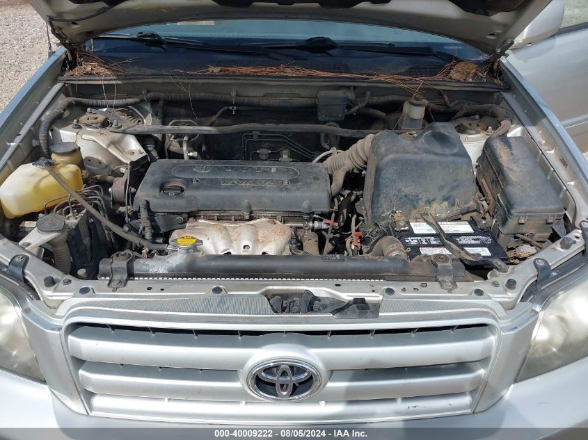 2006 Toyota Highlander VIN: JTEGD21AX60152104 Lot: 40009222