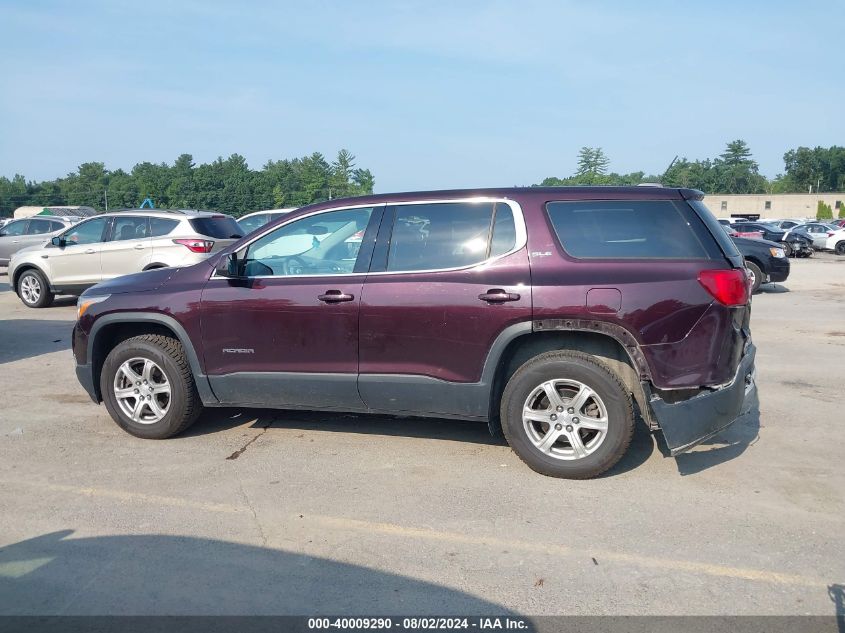 2018 GMC Acadia Sle-1 VIN: 1GKKNRLA2JZ114358 Lot: 40009290