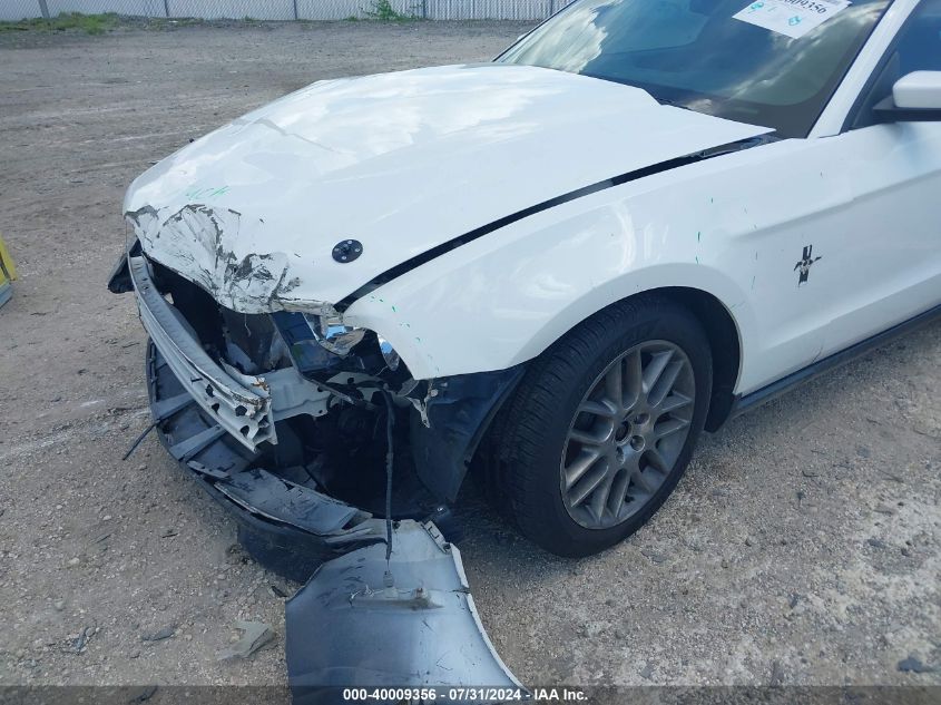 2012 Ford Mustang V6 Premium VIN: 1ZVBP8AM8C5274720 Lot: 40009356