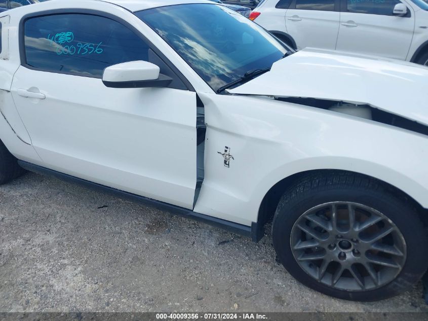 2012 Ford Mustang V6 Premium VIN: 1ZVBP8AM8C5274720 Lot: 40009356