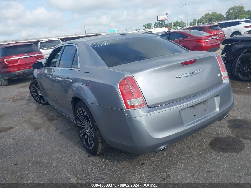 2013 Chrysler 300 S VIN: 2C3CCABT8DH662030 Lot: 40009375