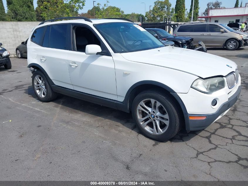 2008 BMW X3 3.0Si VIN: WBXPC934X8WJ06752 Lot: 40009378