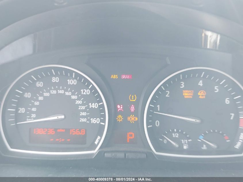 2008 BMW X3 3.0Si VIN: WBXPC934X8WJ06752 Lot: 40009378