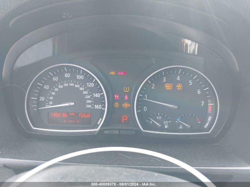 2008 BMW X3 3.0Si VIN: WBXPC934X8WJ06752 Lot: 40009378