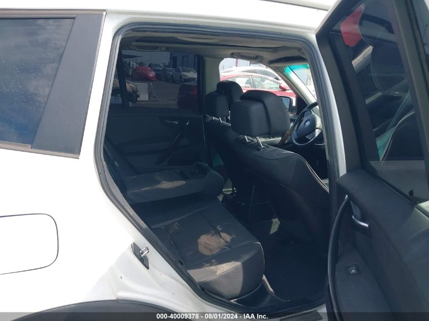 2008 BMW X3 3.0Si VIN: WBXPC934X8WJ06752 Lot: 40009378