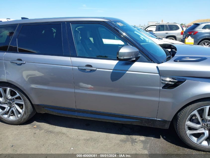 2021 Land Rover Range Rover Sport Hse Silver Edition Mhev VIN: SALWR2SU7MA756543 Lot: 40009381