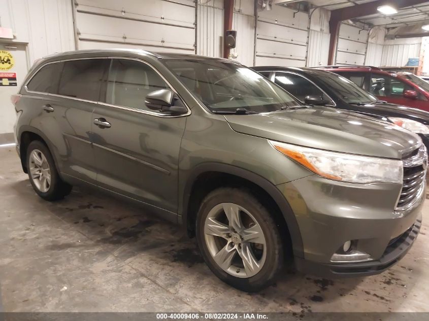 2015 Toyota Highlander Limited Platinum V6/Limited V6 VIN: 5TDDKRFH2FS151165 Lot: 40009406