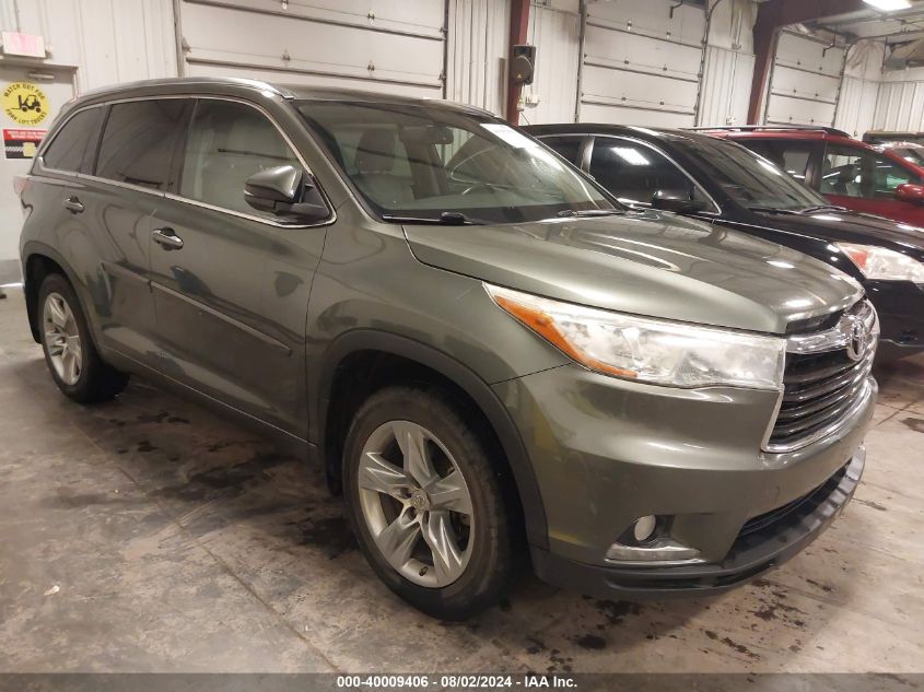 2015 TOYOTA HIGHLANDER LIMITED PLATINUM V6/LIMITED V6 - 5TDDKRFH2FS151165